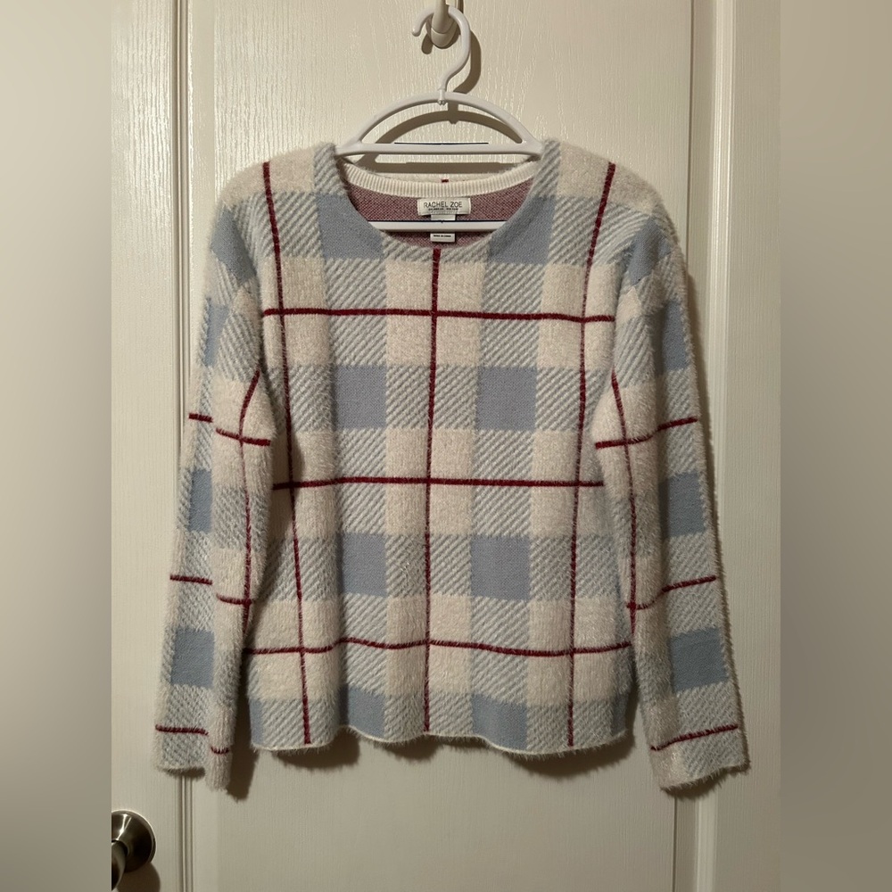 NWOT Rachel Zoe Women's Plaid Sweater